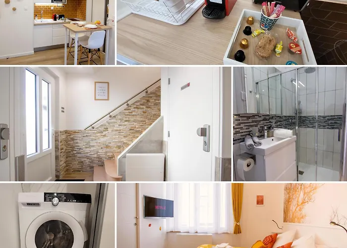 Promenade D'automne - Netflix & Wifi - Climatisation- Parking Gratuit - Check-in 24h24 - Emplacement Velos - Goodmarning Lägenhet