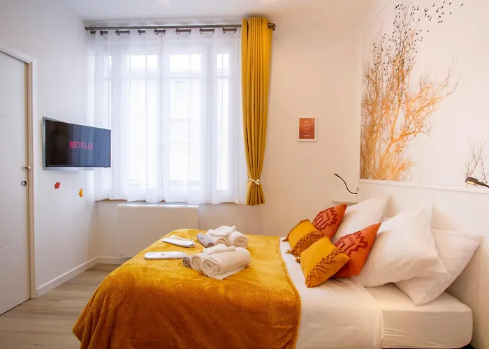 Promenade D'automne - Netflix & Wifi - Climatisation- Parking Gratuit - Check-in 24h24 - Emplacement Velos - Goodmarning Châlons-en-Champagne